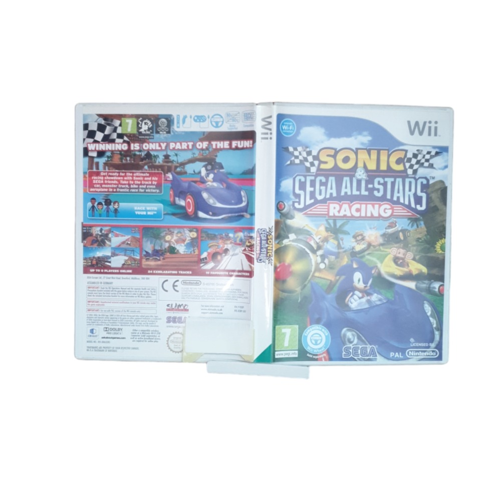 Used Sonic & Sega All-Stars Racing Wii Game - Own4Less